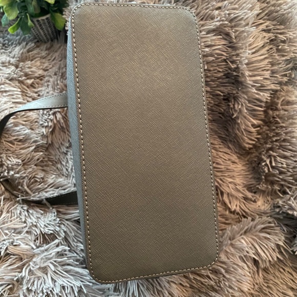 Michael Kors Gray Saffiano Leather Tote - Picture 3 of 4